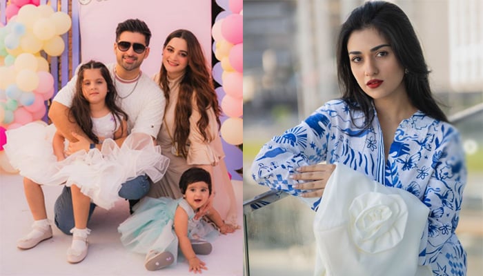 Sarah Khan shares adorable glimpses from Aiman Khans daughters birthday party