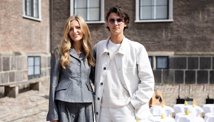 Prince Joachim’s Count Nikolai attended girlfriend’s Fashion Week walk