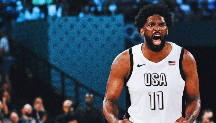 Joey Embiid gave an NSFW reply to French crowd at Paris Olympics