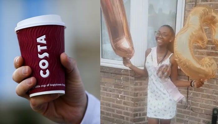 13-year-old girl tragically dies from allergic reaction to Costa Coffee hot chocolate