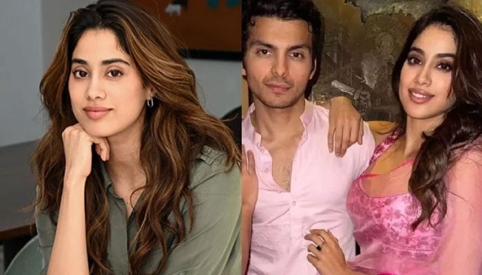 Janhvi Kapoor holds her boyfriend Shikhar Pahariya close in a picture