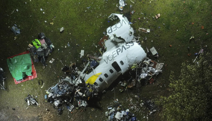 Plane crashed in Sao Paulo was carrying 58 passengers and 4 crew members on board