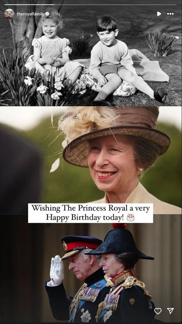 King Charles celebrates Princess Anne’s 74th happy birthday with warm wishes