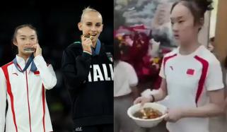 پیرس اولمپکس میں چین کیلئے میڈل جیتنے والی ویٹرس واپس اپنے کام پر آگئی