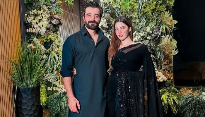 Hamza Ali Abbasi, Naimal Khawar amp up their style game in Dallas