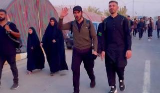 عراق: عمران عباس کا نجف سے کربلا کا پیدل سفر