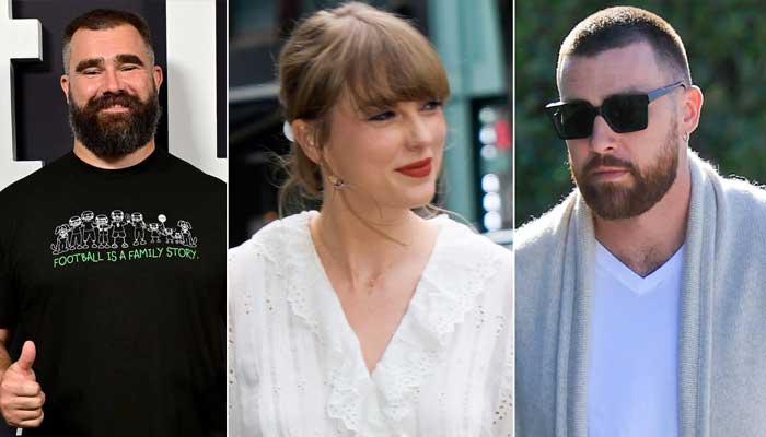 Jason Kelce gives first statement as Travis Kelce, Taylor Swifts breakup plan leaks