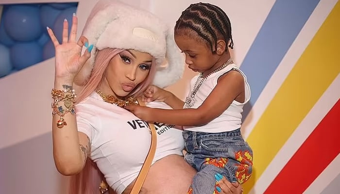 Pregnant Cardi B makes stylish wheelchair appearance after sons birthday bash