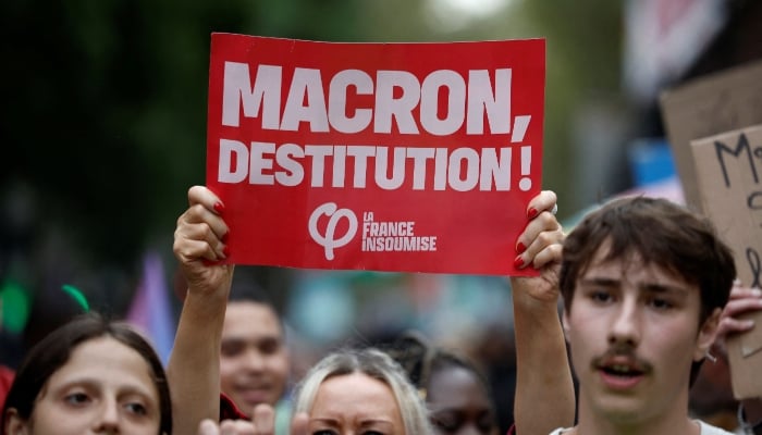 Mass protest in France against Macrons controversial PM appointment