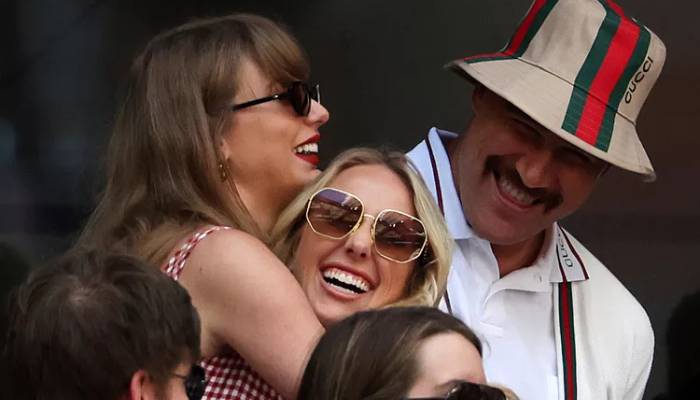 Taylor Swift, Brittany Mahomes squash feud rumors with sweet hug