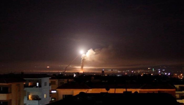 Syrian authorities claim the air defence system shot down some of the Israeli missiles