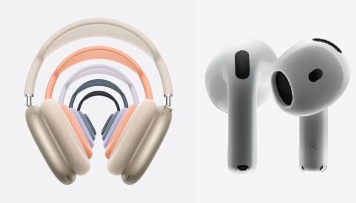 AirPods 4 and AirPods Max