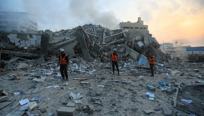 Israel struck the humanitarian zone of displaced people in southern Gaza, killing at least 40