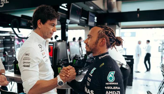 Toto Wolff admits Lewis Hamiltons Mercedes exit was for the good