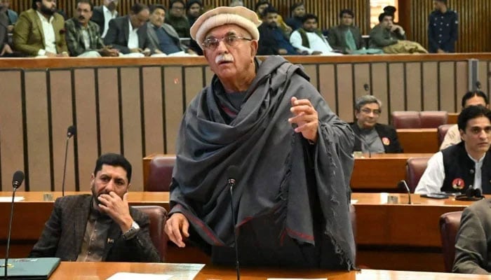 پشتونخوا ملی عوامی پارٹی کے سربراہ محمود خان اچکزئی—فائل فوٹو