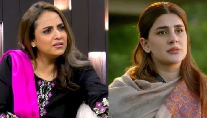 Nadia Khan is severely disappointed by Kubra Khans performance in drama Noor Jahan