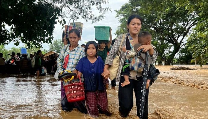 Myanmars military urges foreign aid as Typhoon Yagi causes deadly flooding