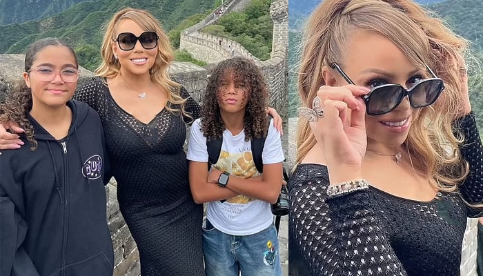 Mariah Carey picked high heel to cover high altitude for conquering Great Wall of China