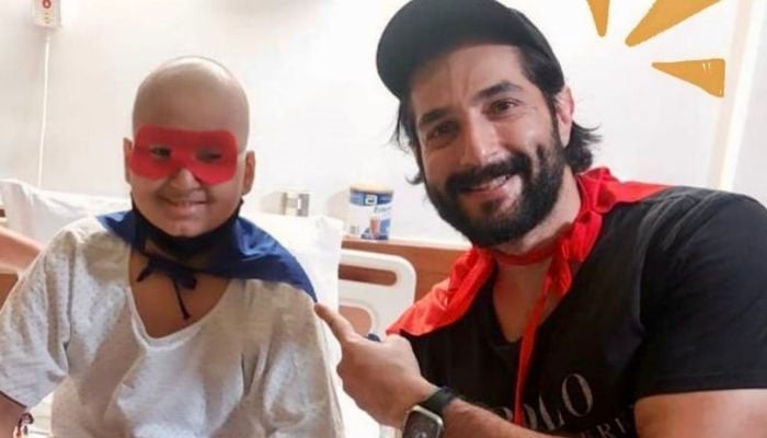 Bilal Ashraf celebrates cancer awareness day by meeting with the real superheroes