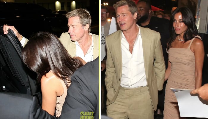 Brad Pitt, Ines de Ramon share intimate date night after ‘Wolfs’ premiere: SEE