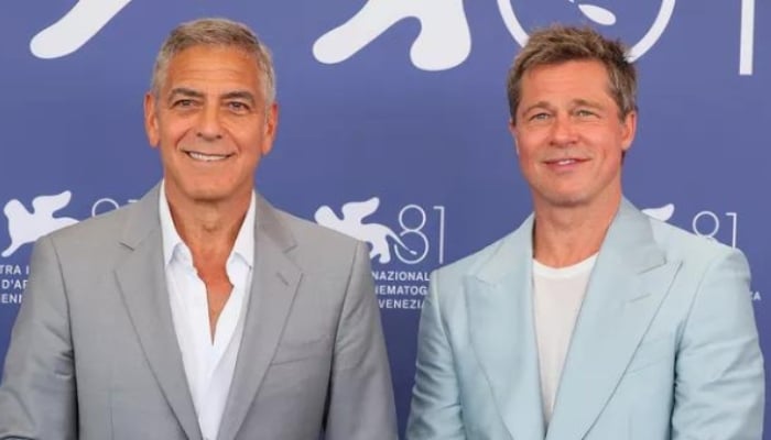 George Clooney, Brad Pitt fine with jokes about their age in Wolfs