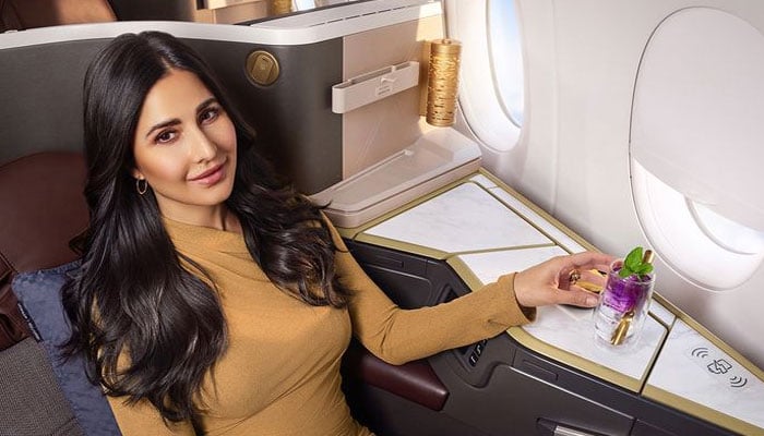 Katrina Kaif attended the Etihad Airways event in Mumbai where she had a great interaction session with fans