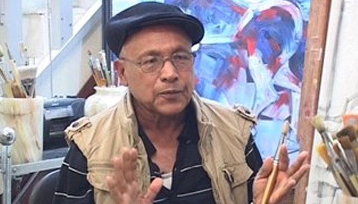 مشہور مصور منصور راہی مرحوم—فائل فوٹو