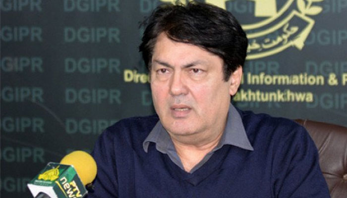 مشیر اطلاعات خیبر پختوںخوا بیرسٹر محمد علی سیف :فائل فوٹو