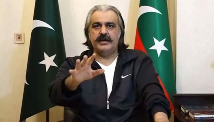 وزیر اعلیٰ خیبر پختونخوا علی امین گنڈاپور : فوٹو اسکرین گریپ