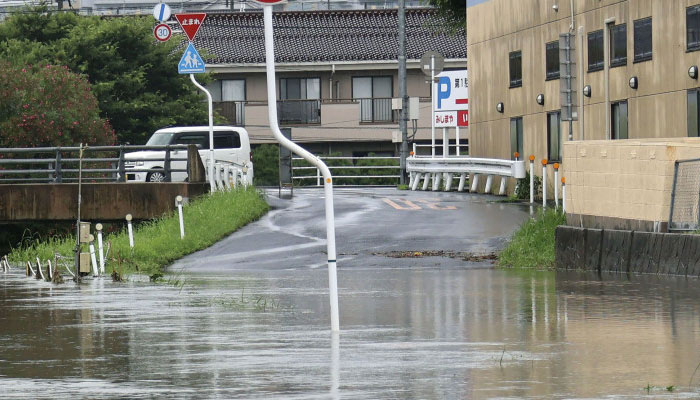 One dead and several missing after unprecedented rains in Japan cause floods and landslides