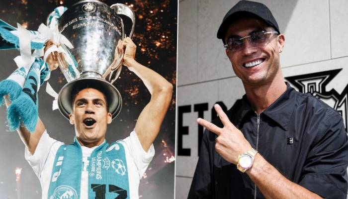 Cristiano Ronaldo honours former Real Madrid teammate Raphael Varane