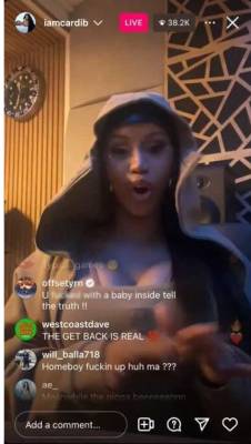 Cardi B Instagram Live