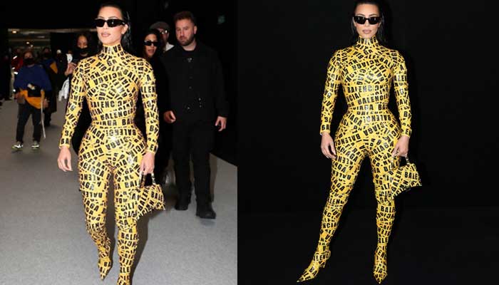 Gigi Hadid channels Kim Kardashian, Lady Gaga in packing tape outfit