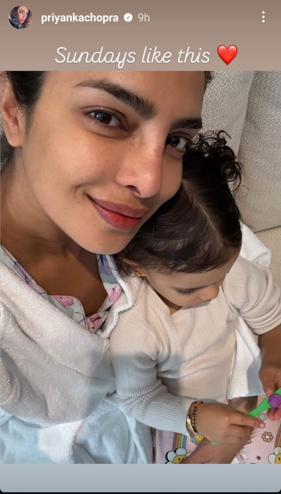 Priyanka Chopra spends relaxed Sunday with daughter Malti Marie Chopra Jonas