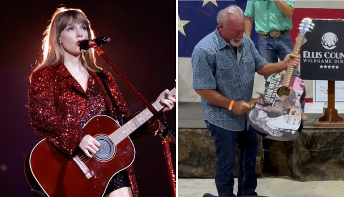 Taylor Swift guitar smash: Texas buyer breaks silence on protest