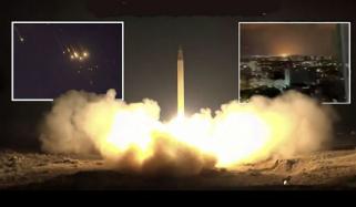 ایران کے اسرائیل پر میزائل حملے کی ویڈیو آ گئی