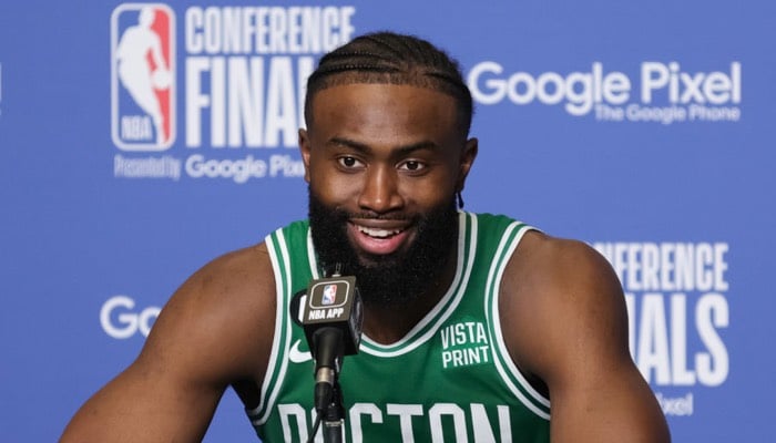 Jaylen Brown reflects on NBA legends and his first paycheck