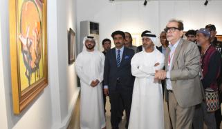 آرٹس کونسل کراچی میں فن پاروں کی نمائش، اماراتی سفیر کی شرکت