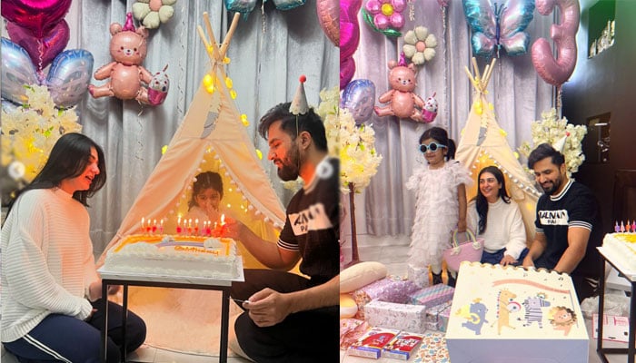 Sarah Khan shares peek into daughter’s third intimate birthday celebration