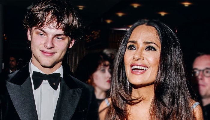 Salma Hayek sends love to stepson Augustin on his 18th birthday