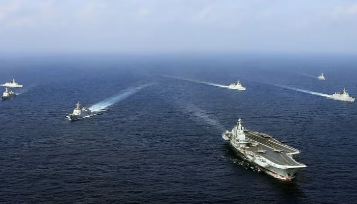 Chinese military said the land and sea drill will serve as a warning to the ‘separatist’ state