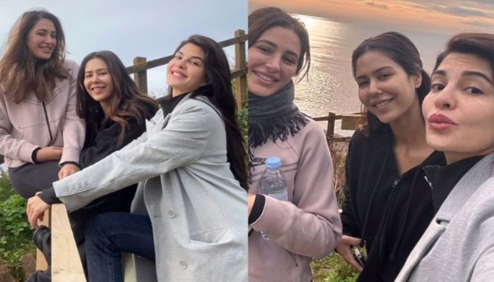 The ladies Jacqueline Fernandez, Sonam Bajwa and Nargis Fakhri enjoy fun-filled moments in BTS video