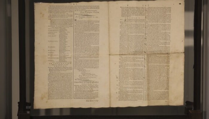 Unseen US Constitution copy shakes up auction with unpredictable interest