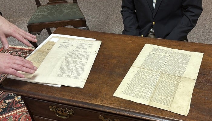 Unseen US Constitution copy shakes up auction with unpredictable interest