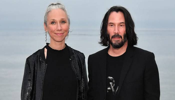 Keanu Reeves blushes with girlfriend Alexandra Grand at lunch date