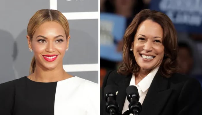 Beyoncé pumps up Kamala Harris supporters at electrifying Houston rally