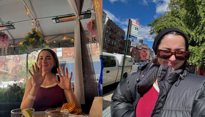 The Kabhi Main Kabhi Tum star Hania Amir is vacationing in New York City