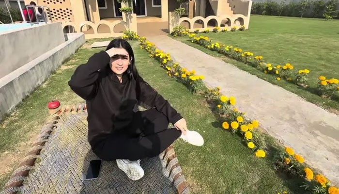 Sarah Khan gets suprise dream farmhouse from husband Falak Shabir