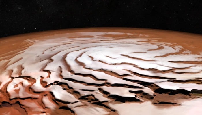 Water ice found on Mars