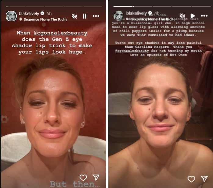 Blake Lively takes witty swipe at ‘Millennials vs Gen Z’ makeup hacks